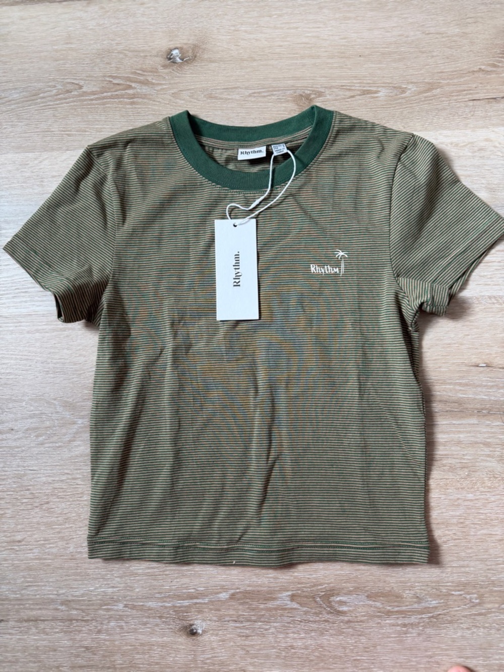 Rhythm - Palma Stripe Tee Forest